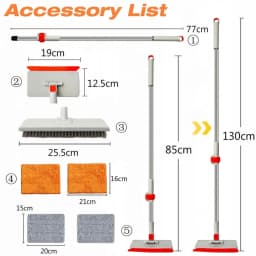 4 in 1 Window Glass Squeegee Cleaner Wiper Telescopic Multi-Purpose Washer for Window Board Ceiling Floor Skirting Cleaning Tool