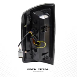 LED Tail Lights for Dodge Ram 1500 2500 3500 2002-2005 3rd Gen Sequential Signal Rear Lamps Assembly (Not Fit Ram 2006-2008)