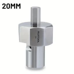 ENJOYWOOD Woodworking Chamfer Tool for 19mm/20mm Dog Holes Polished Finish T10 Alloy Blade Stainless Steel 9mm Hex Shank