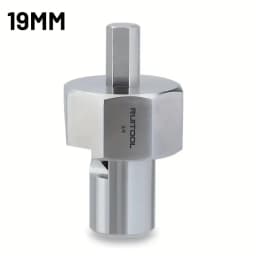 ENJOYWOOD Woodworking Chamfer Tool for 19mm/20mm Dog Holes Polished Finish T10 Alloy Blade Stainless Steel 9mm Hex Shank