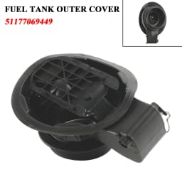 Artudatech Filler Pot Tank Flap Hinge Cover 51177069449 For BMW 1 Series E81 E87