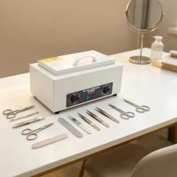 High Temperature Disinfection Box Electric High-Temperature Heating Sterilization Dental Treatment Beauty Salon Nail Tools