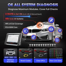 Autel MaxiCOM MK808K-BT Bluetooth OBD2 Scanner Full Bidirectional Diagnostic Tools same as MK808BT Pro Automotive scanner