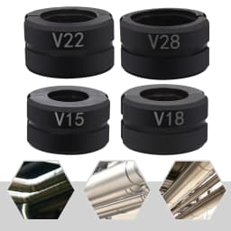 V15/18/22/28mm Crimping Dies Pipe Presser Jaws Crimping Pliers Pipe Presser Jaws Set For Crimping Copper Pipes