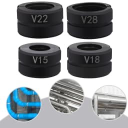 V15/18/22/28mm Crimping Dies Pipe Presser Jaws Crimping Pliers Pipe Presser Jaws Set For Crimping Copper Pipes