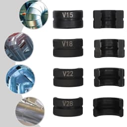 V15/18/22/28mm Crimping Dies Pipe Presser Jaws Crimping Pliers Pipe Presser Jaws Set For Crimping Copper Pipes