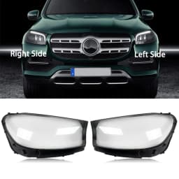 Pair Headlight Lens Cover For 2020-2023 Mercedes Benz GLS-Class X167 GLS450 GLS580 GLS63 AMG Headlamp Lampshade Left Right Lamp