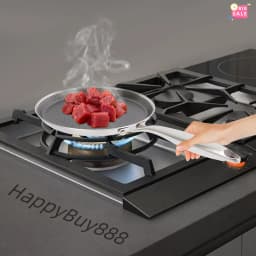 304 Stainless Steel Frying Pan Pancake Pan Nonstick Wok Pan Steak Cooking Pot Skillet Saucepan Induction Single Sided Honeycomb
