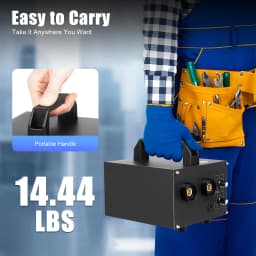 6700W Spot Welding Machine, 220V Battery Spot Welder Output 1600A, Adjustable Current and Time Welder W/2 Welding Pens
