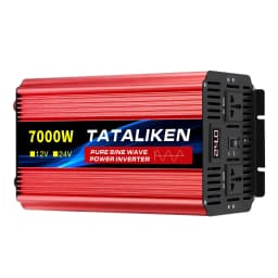 Pure Sine Wave Inverter 12V 220V 5000W 6000W 7000W 8000W DC To AC Portable Power Voltage Converter Car Solar Inverter