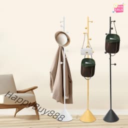 Coat Rack Freestanding Home Plain Freestanding Coat Hanger Rack Metal Clothes Rack Hall Tree Clothing Rack Gold/Black/White