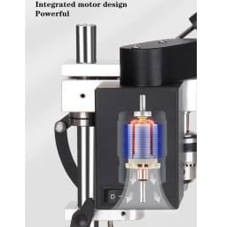 Mini Electric Bench Drill Press Stand Kit 8000 r/min 7-Gear Variable Speed Benchtop Drilling Machine Precise Drill DIY Drilling