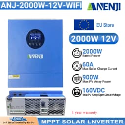 11KW 48V Hybrid Solar Inverter 2KW 12V MPPT Photovoltaic Inverter Pure Sine Wave 230VAC PV 160V 500VDC 60A 160A Solar Charger