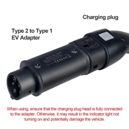 Kolanky EV Adapter IEC 62196 Type 2 to Type 1 J1772 32A EVSE Charger Connector Electric Vehicle Cars Charging Converters