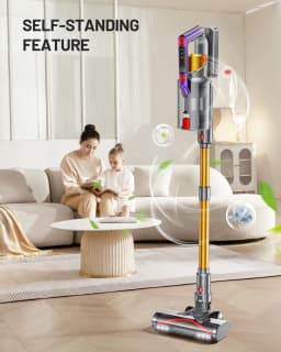 VAKERR S17 600W 65000Pa 65KP Suction Power Cordless Vacuum Cleaner Handheld Smart Home Appliance Removable Battery Dust Mug