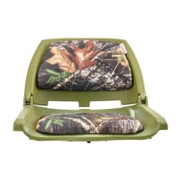 SucceBuy Boat Seat, Low Backrest, Folding Fishing Boat Seat with Thickened Sponge Cushion PP Frame, Flip Up Boat Seat for Yachts