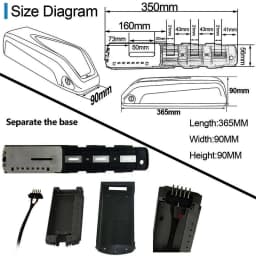 21700 18650 Hailong EBike Battery 36V 15Ah 48V14Ah for Electrict Bicycle 1500W 1000W 750W 500W 350W Electric Bike Motor