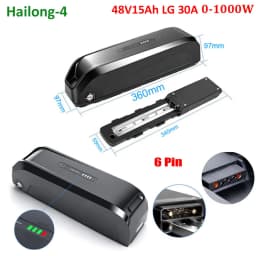 21700 18650 Hailong EBike Battery 36V 15Ah 48V14Ah for Electrict Bicycle 1500W 1000W 750W 500W 350W Electric Bike Motor