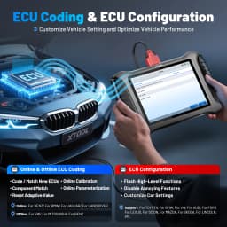 XTOOL X100PAD3 SE IMMO Key Programming ECU Coding Full System Car Diagnostic Scanner Best Locksmith Programmer CANFD DOIP FCA
