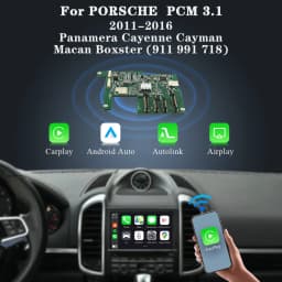 AUTOTOP Linux Wireless CarPlay Interface Box for Porsche PCM 3.1 2011-2016 Panamera Cayenne Cayman Macan Boxster (911 991 718)