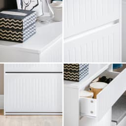 SoBuy FSR165 Shoe dump truck with 2 flaps Shoe shelf Shoe Cabinet narrow shoe rack with 4 shelf surfaces Shoe chest of drawers