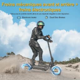 Electric scooters adult TODIMART X5S Endurance 60-85 km 48V 18.2Ah, 2000W,50 km/h foldable, double impact absorption