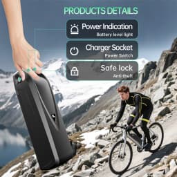Electric Bike Hailong Li Lithium Battery Pack 18650 21700 Cells 36V 15Ah 48V 18Ah 25Ah Bicycle Motor Battery for 250-1500W Kit
