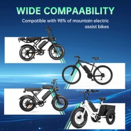Electric Bike Hailong Li Lithium Battery Pack 18650 21700 Cells 36V 15Ah 48V 18Ah 25Ah Bicycle Motor Battery for 250-1500W Kit