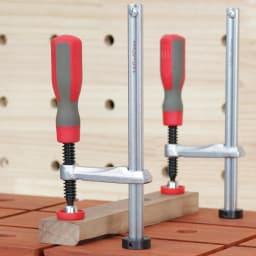 Allsome 2pcs Bench Dog Clamps, 3/4 Inch(19mm) 20mm Hold Fast Dog Hole Clamp for Woodworking, Hold Down Dog Clamp