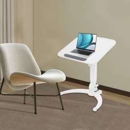 Foldable Mobile Standing Desk Mobile Rolling Laptop Table Mobile Folding Desk Standing Desk