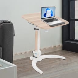 Foldable Mobile Standing Desk Mobile Rolling Laptop Table Mobile Folding Desk Standing Desk