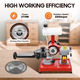 Saw Blade Sharpening Machine 370W 2850RPM Adjustable Design Circular Saw Blade Sharpener