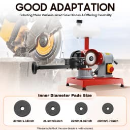 Saw Blade Sharpening Machine 370W 2850RPM Adjustable Design Circular Saw Blade Sharpener