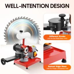 Saw Blade Sharpening Machine 370W 2850RPM Adjustable Design Circular Saw Blade Sharpener