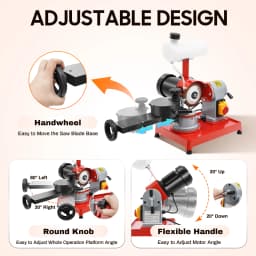 Saw Blade Sharpening Machine 370W 2850RPM Adjustable Design Circular Saw Blade Sharpener