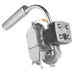 100cc 2-Stroke Bike Engine Kit Gasoline Motor w/CDI Ignition 36 Sprocket for 26/28-Inch Bicycles (Air-Cooled)