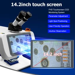 200W Water-cooled Laser Spot Welder Visual Operation High-precision Seamless Welding Suitable for Small Object Jewellery Welding