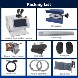 200W Water-cooled Laser Spot Welder Visual Operation High-precision Seamless Welding Suitable for Small Object Jewellery Welding