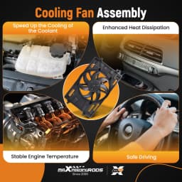 Cooling Fan Assembly for Audi A3 for Skoda Karoq for VW Golf/Passat 5Q0121203DA