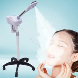 Facial Steamer on Wheels for Professional Skin Rejuvenation for Home, Spa, Clinic Ozone Face Humidifier Pore Opener