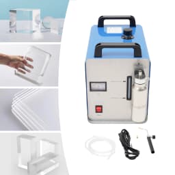 75L/H H160A 95L/h H180 Hydrogen Oxygen Generator Water Welding Machine Acrylic Polishing Machine With Flame Torch