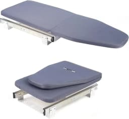 180° Extendable ,Folding Table Ironing Board, Medium Size, Cabinet Drawer in Cupboard, Storage, Removable Fabric Cover, Grey