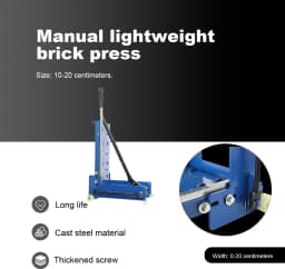 Small manual lightweight brick cutting machine foam brick cutting artifact brick press construction site Portable hand pressed