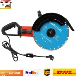 Electric Wall Slotting Machine| 3500W Dust-free Concrete/Marble/Red Brick Cutter w/ 9.5ft Cord| Circular Saw Cutting Tool