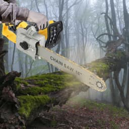 2000W 16Inch Chainsaw 405-7 All Copper Yellow, Powerful & Efficient Adjustable Chain Tension for Cutting Different Kind Wood
