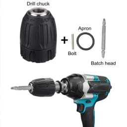 14Pcs Set Electric Impact Wrench Hexs Socket Adapter Kit Drill Chuck Drive Adapter SET for Electric Drill Wrench Screwdrivers