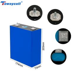 Tewaycell EU STOCK 3.2V 280Ah Lifepo4 Rechargeable Battery 280K 12V 24V 48V Grade A Lithium Iron Phospha DIY Solar EU NO TAX