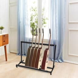 9 Guitar Stands Black Iron Foldable Portable Multiple Guitars Multiple Electric Guitar Stands