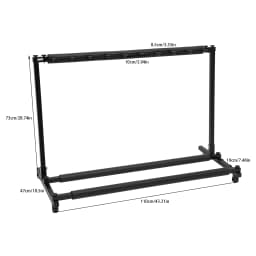 9 Guitar Stands Black Iron Foldable Portable Multiple Guitars Multiple Electric Guitar Stands