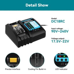 For Makita 18V Battery 7ah 8ah Lithium Battery Compatible For Makita BL1830 BL150B BL1860B Battery Hammer Drill Power Tools